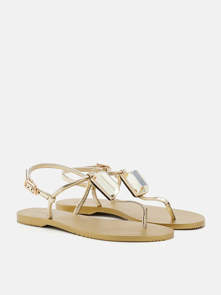 Annabel Diamante T-Bar Sandals