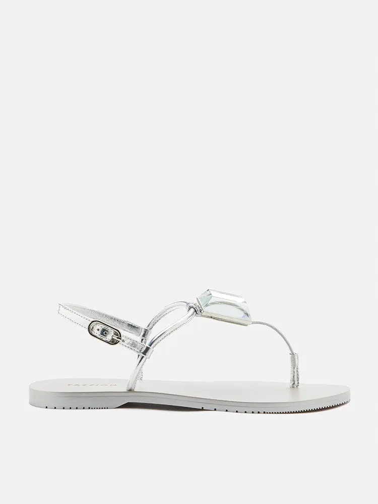 Annabel Diamante T-Bar Sandals