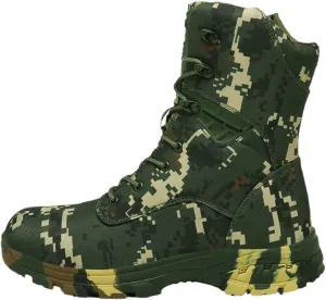 Army Green Military Tactical Boots Men's Outdoor Sports Hiking Boots Mountain Waterproof Hunting Boots