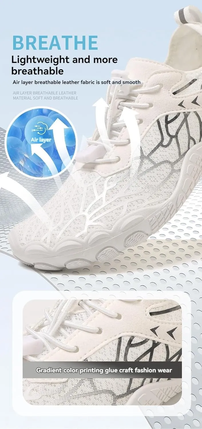 Barefoot Shoes for Women,Non-Slip Outdoor Shoes Quick-Drying Water Shoe for Men and Women Wide Toe Non Slip Sports Shoe Lightweight Waterproof Sneakers for Running