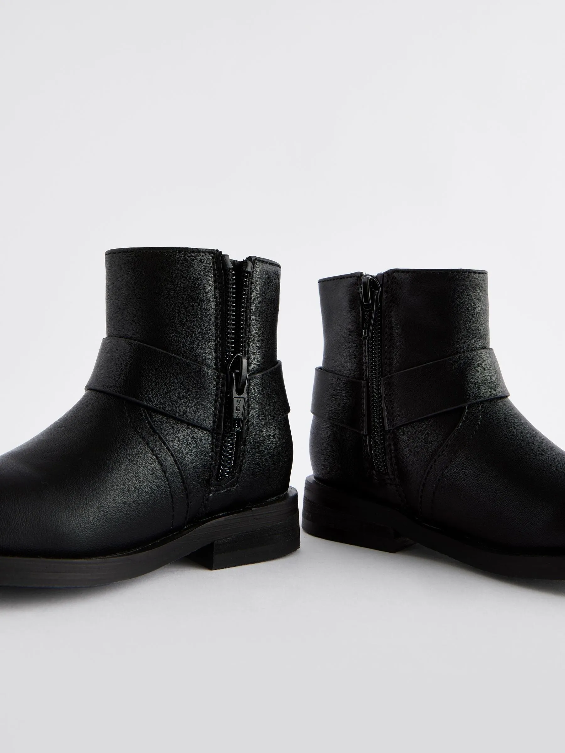 Black Biker Boots