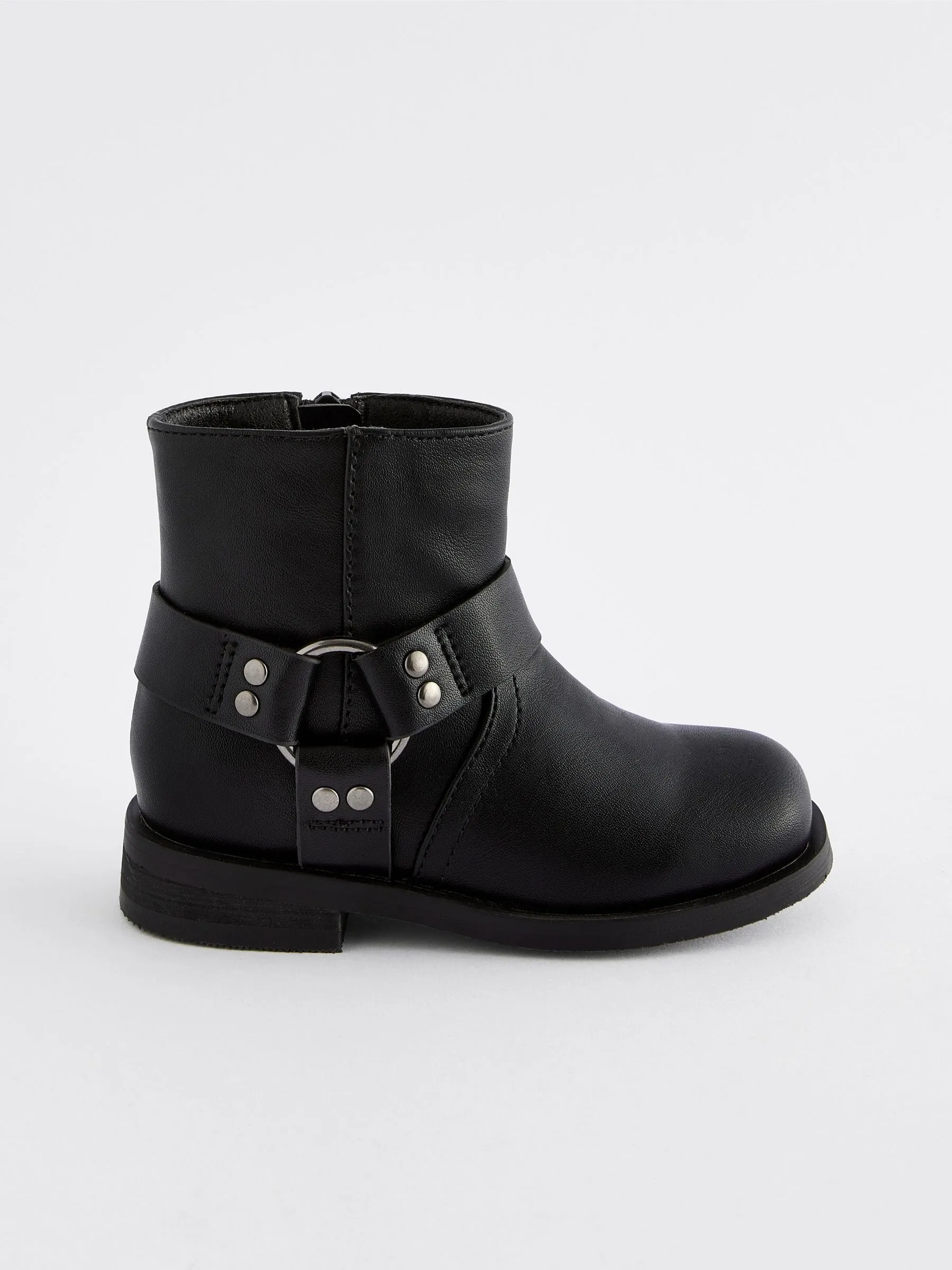 Black Biker Boots