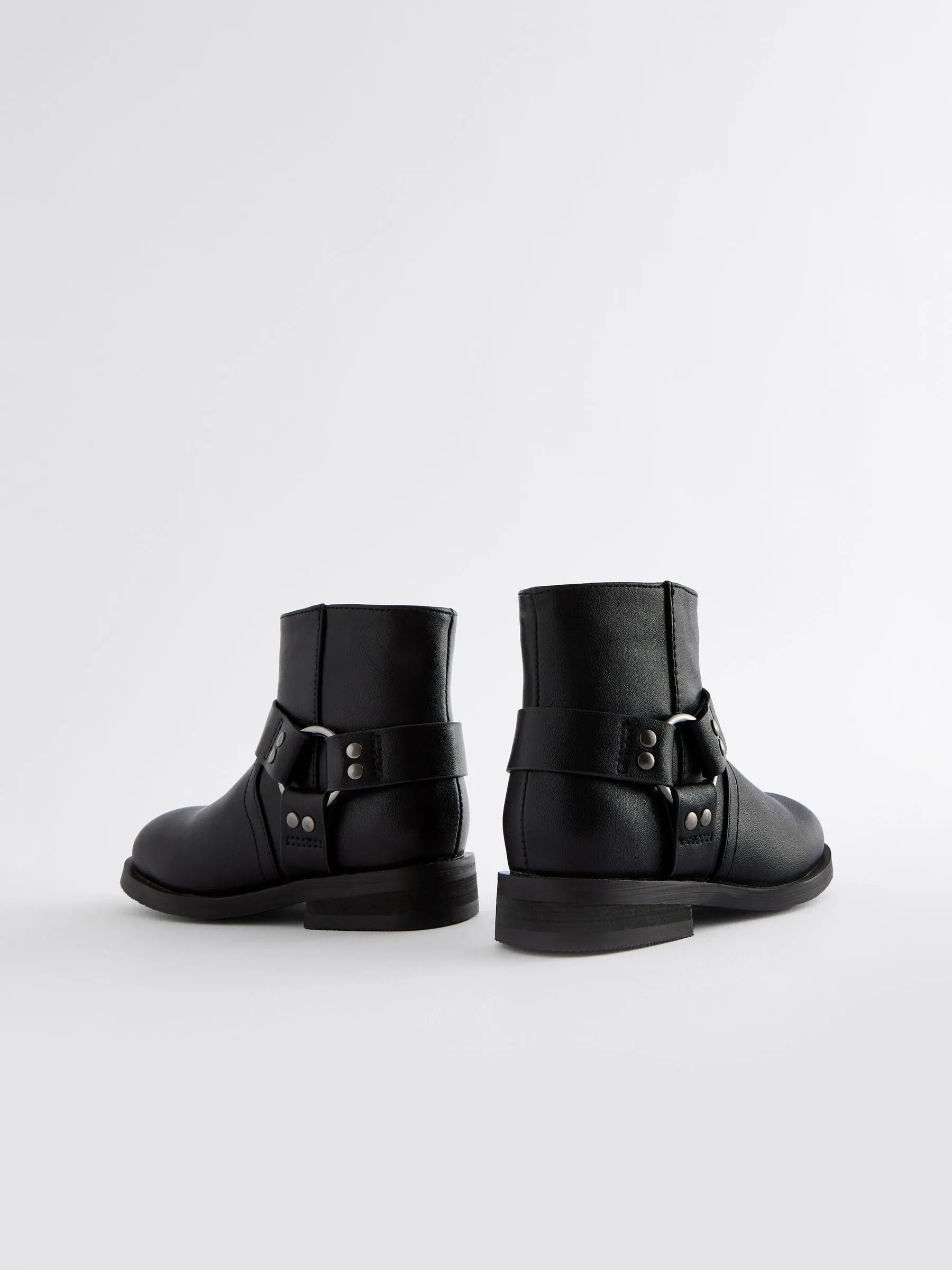 Black Biker Boots