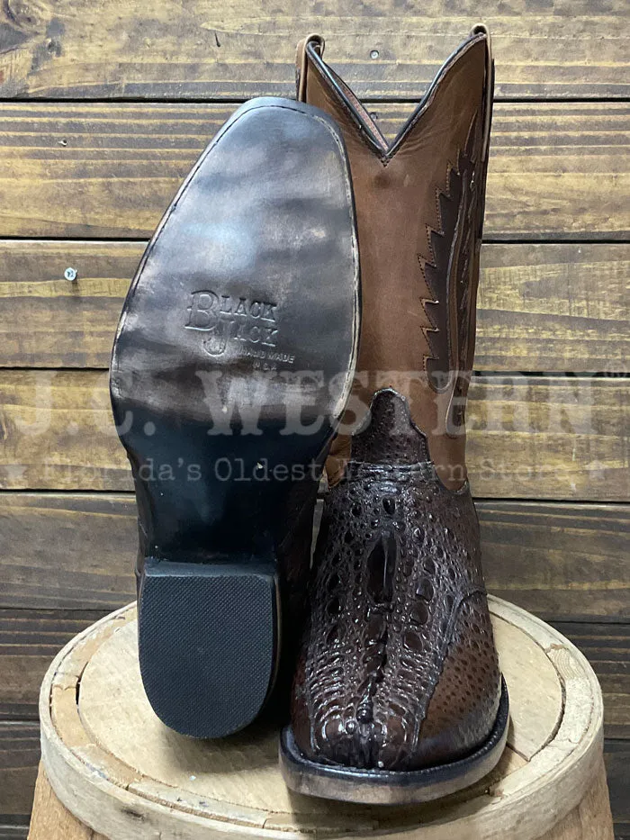 Black Jack BR2050-V4 Mens Snapping Turtle Western Boot Dark Brown