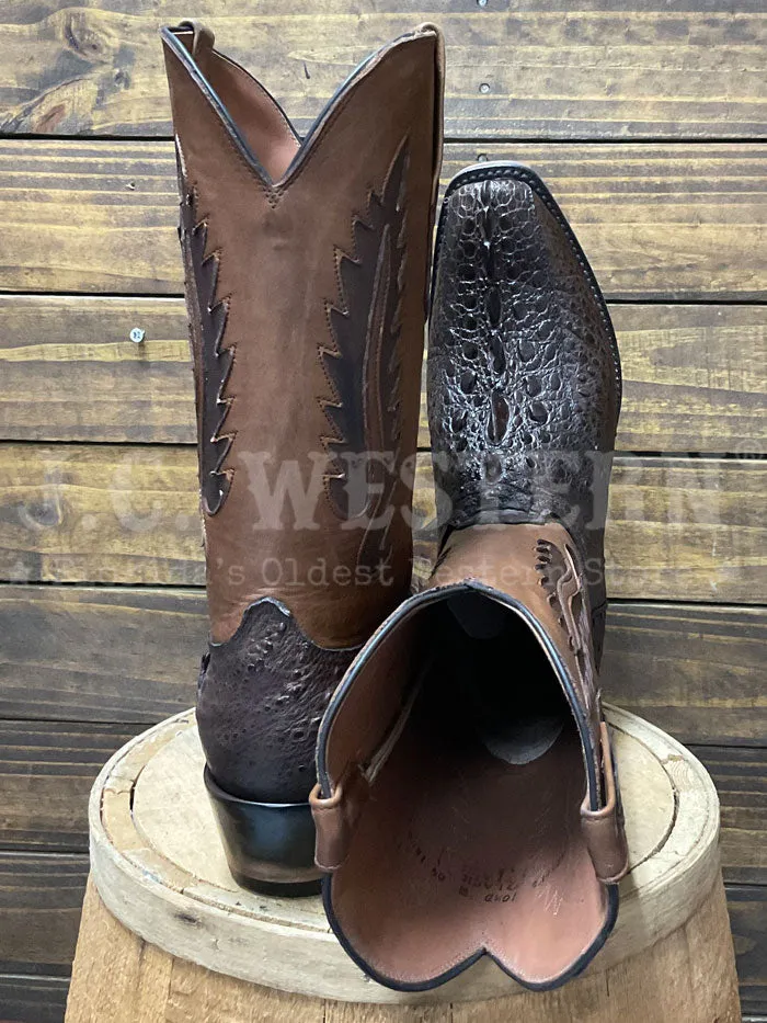 Black Jack BR2050-V4 Mens Snapping Turtle Western Boot Dark Brown