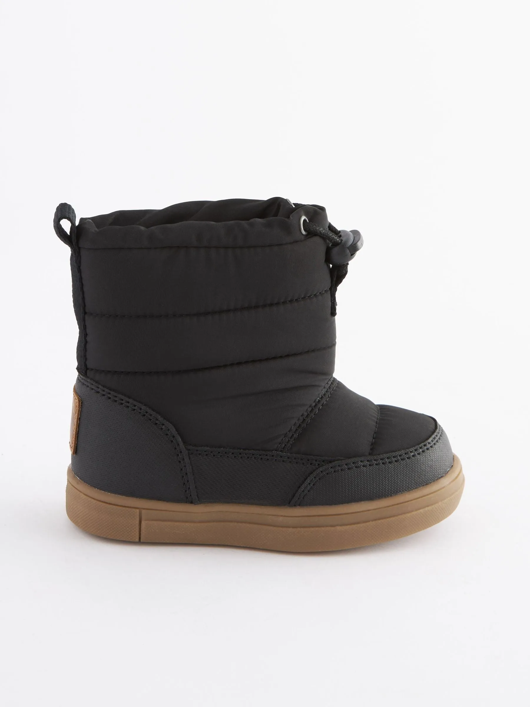 Black Thermal Thinsulate™ Lined Quilted Water Resistant Boots