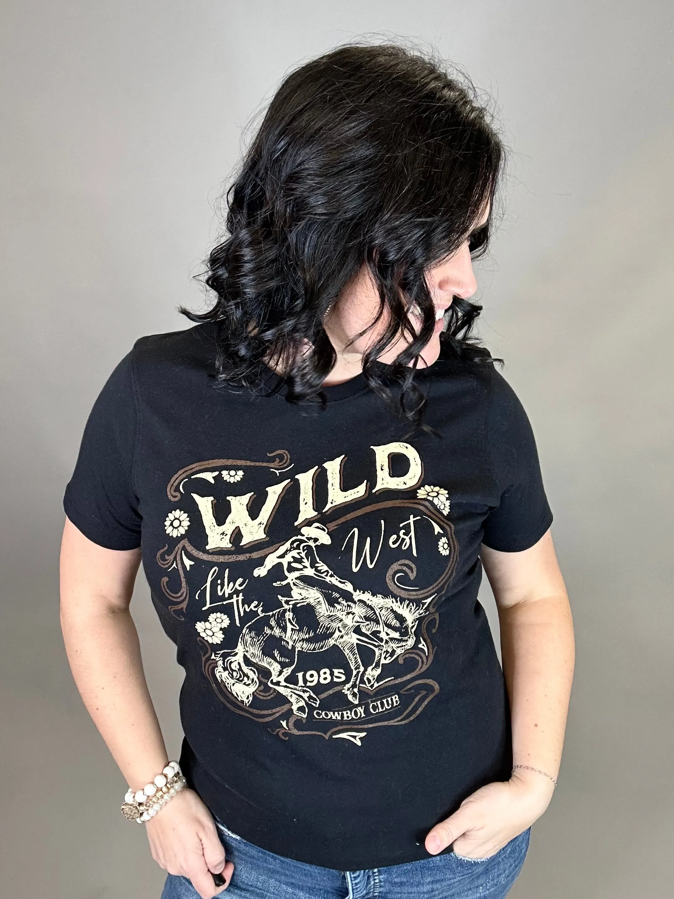 Black Wild West Graphic T