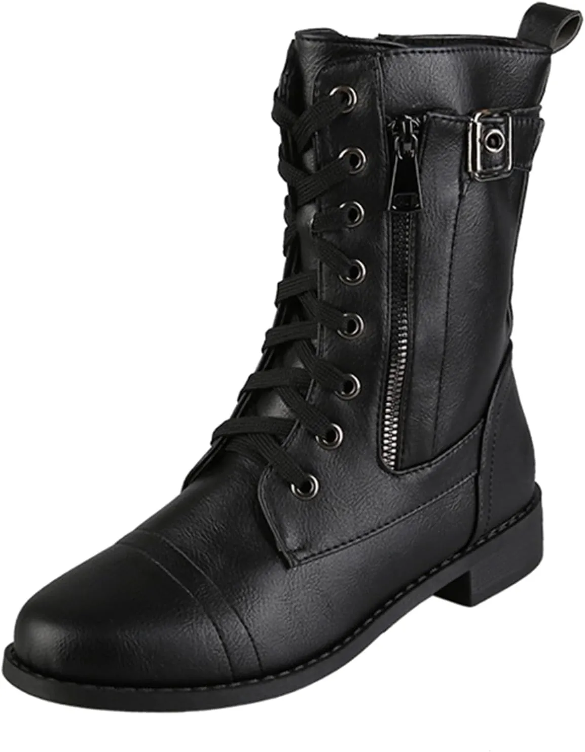 Booties for Women Ankle Fall Booties for Women Western Booties Women Ankle Boots Womens Bootie with Heel Keep Warm Flat Bottom Low Heel Comfortable Pointed Toe