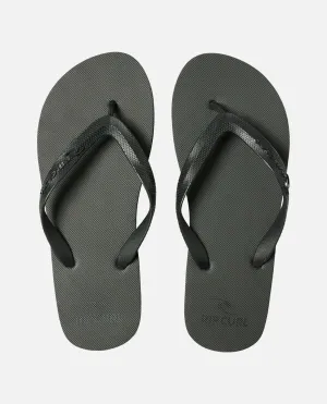 Brand Logo Bloom Open Toe Sandals - Black