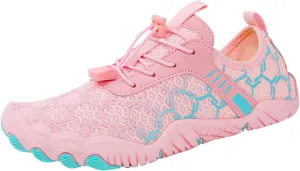 Breathable Barefoot Shoes for Women Men Pro Barefoot Shoes with Wide Toe Box Healthy & Non-Slip Barefoot Shoes Grounded Footwear Barefoot Shoes Quick Dry Zero Drop Trail Running Shoes Hiking Sneakers