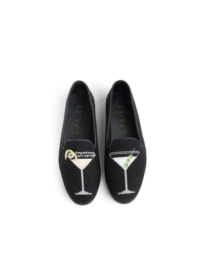 BY PAIGE - NEEDLEPOINT LOAFER IN MARTINI