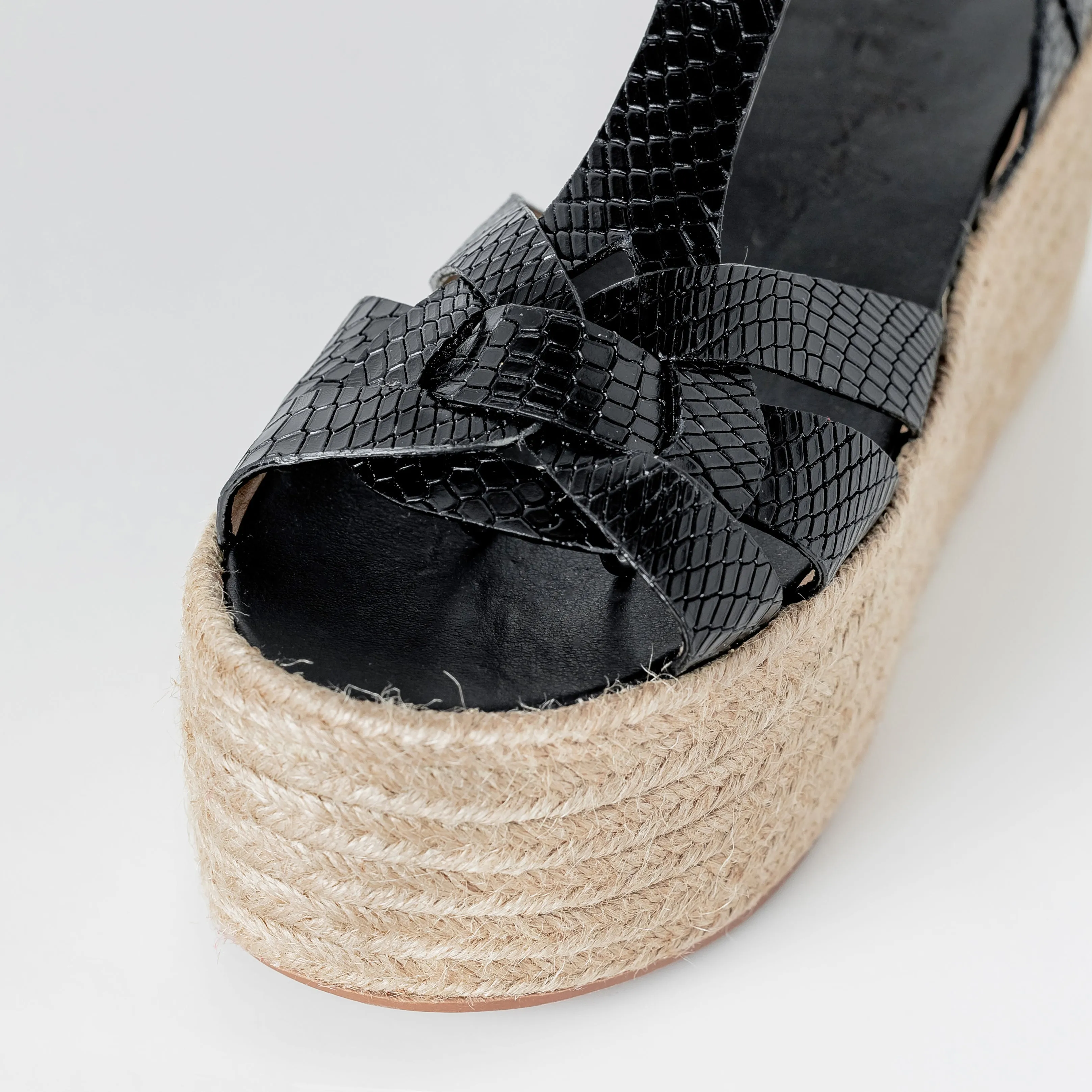 Cameron Espadrilles - Black [ No Return - No Exchange]