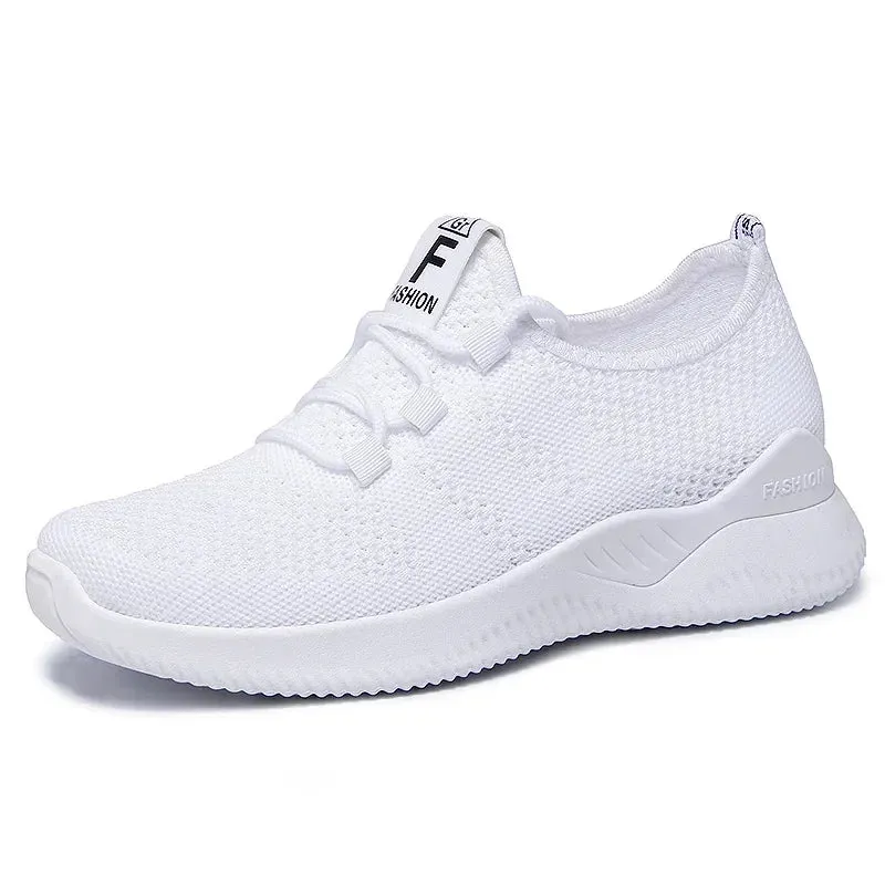 Casual Sneakers Comfortable Breathable Women Lace-up Shoes