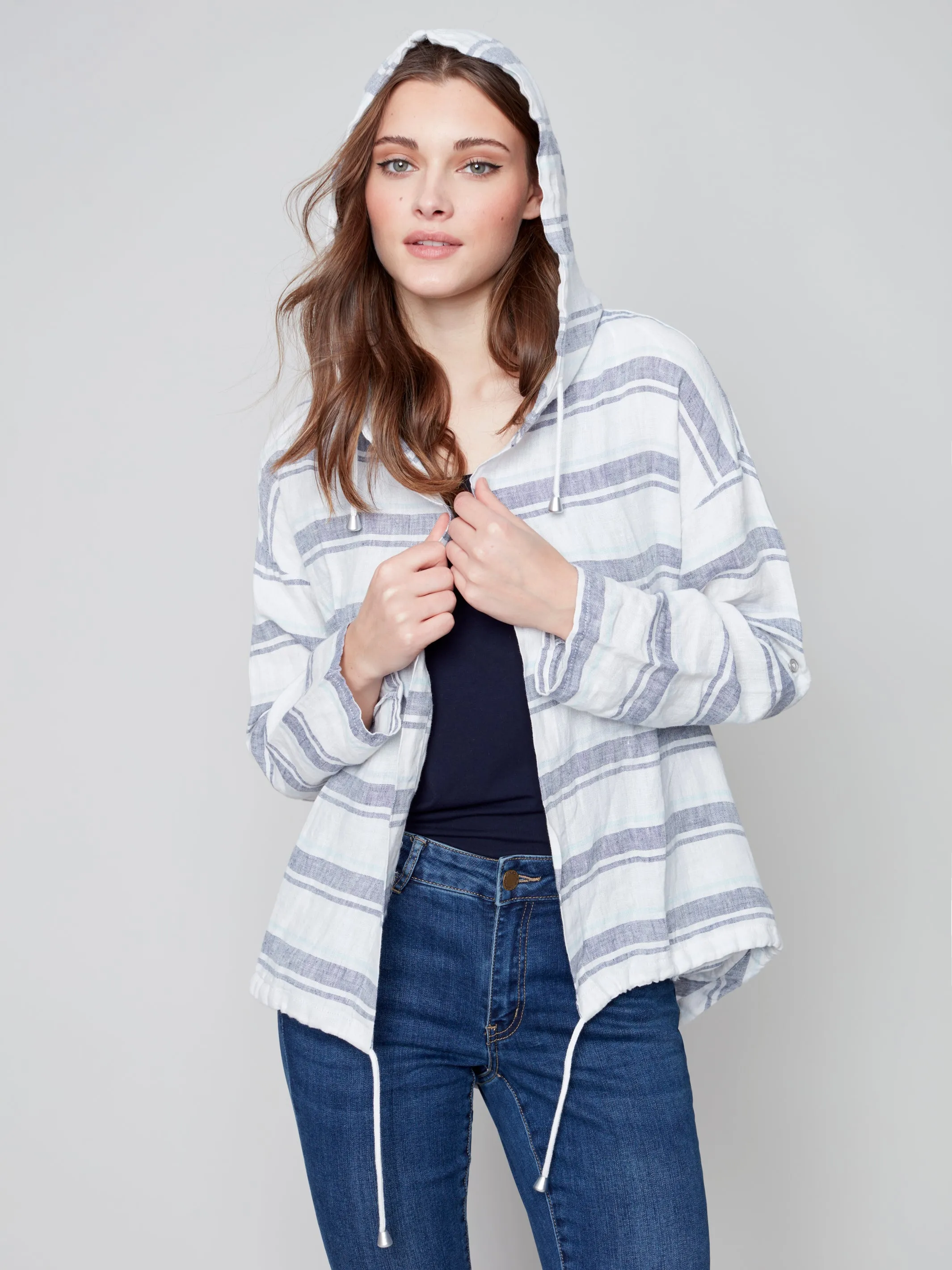 Charlie B Spring/Summer 2023-C6166-592B-Jacket-Nautical