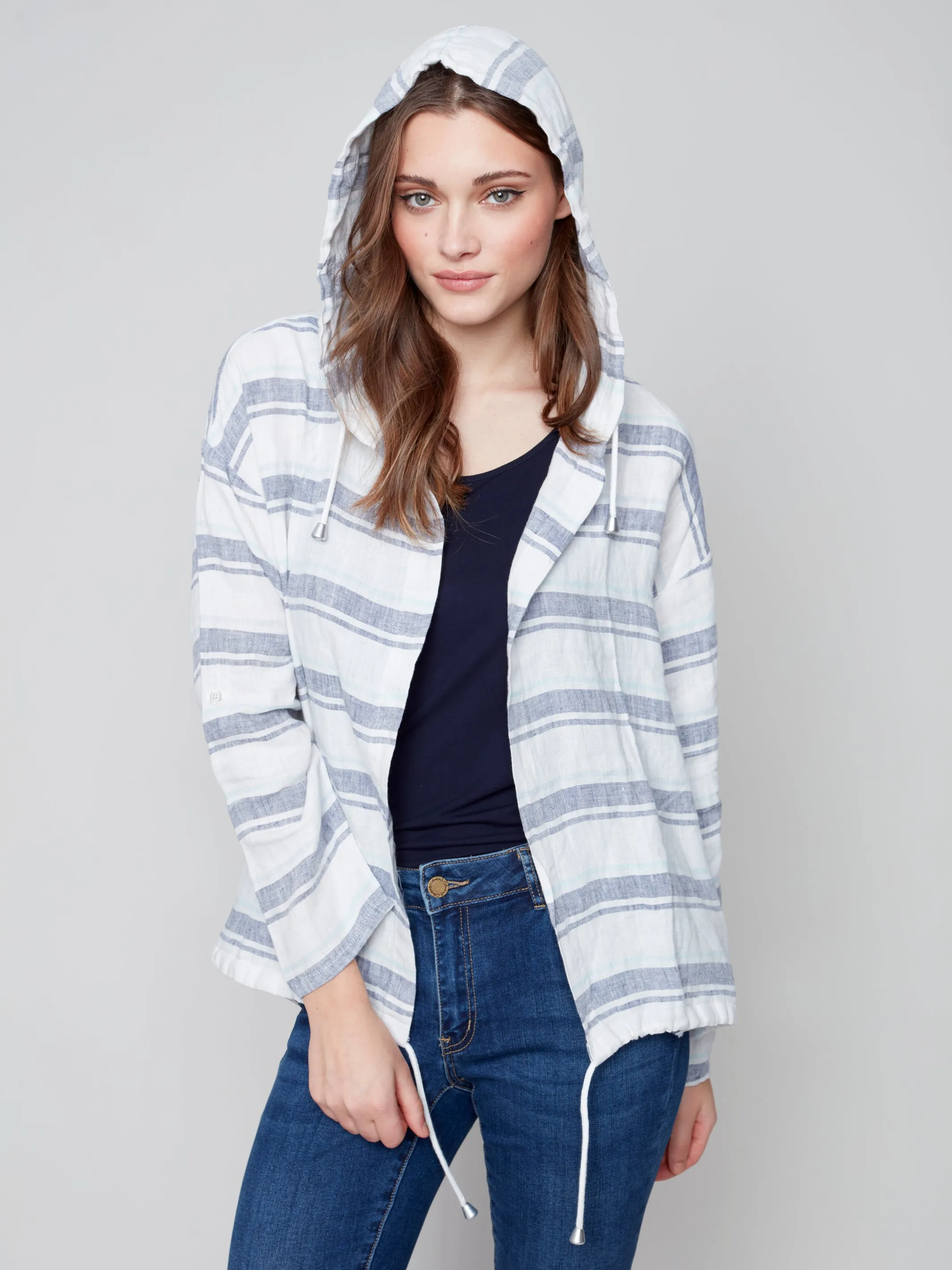 Charlie B Spring/Summer 2023-C6166-592B-Jacket-Nautical