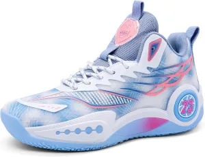CJSPORX Women Men Basketball Shoes Non Slip Breathable Outdoor Fashion Unisex Sneakers