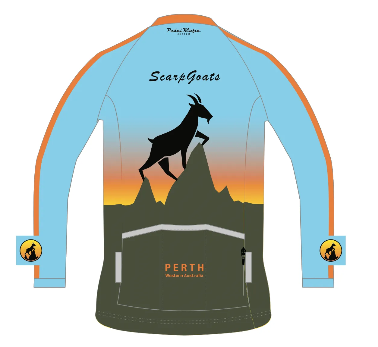 Custom Thermal Jacket   Reflective - Scarp Goats