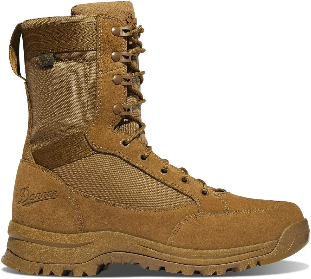 Danner Tanicus Waterproof Military Boots for Men Made with Rough-Out Leather and 1000D Nylon, with Slip-Resistant Outsole,