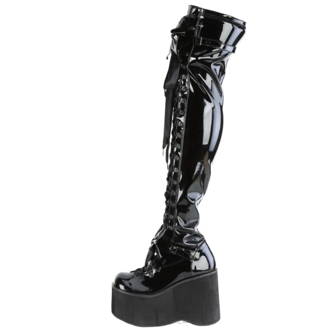 DemoniaCult KERA 303 Patent Boots