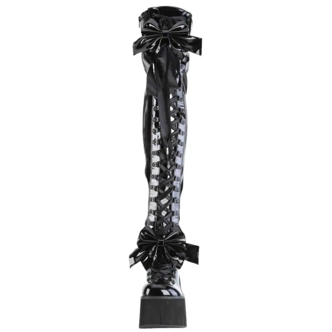 DemoniaCult KERA 303 Patent Boots