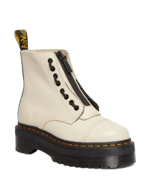 Dr Martens Sinclair Jungle Boot Parchment Beige Milled Nappa
