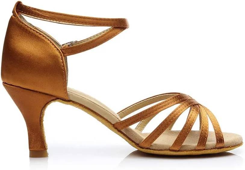 Fashion Latin Dancing Shoes Women Ballroom Dance Sandals Prom Women's Sandals Colorful Sandals for Women Wedge