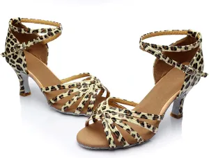 Fashion Latin Dancing Shoes Women Ballroom Dance Sandals Prom Women's Sandals Colorful Sandals for Women Wedge