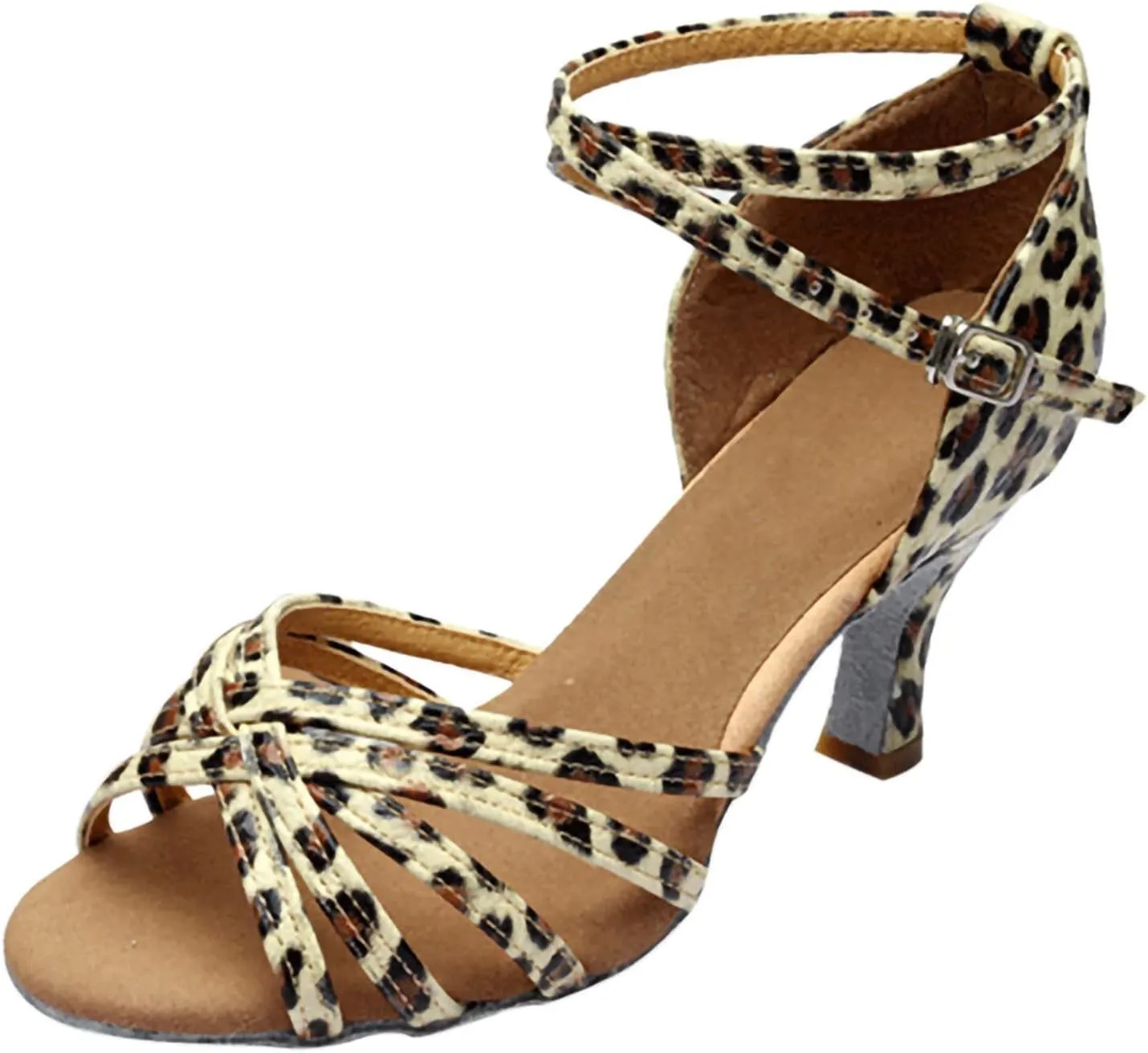 Fashion Latin Dancing Shoes Women Ballroom Dance Sandals Prom Women's Sandals Colorful Sandals for Women Wedge