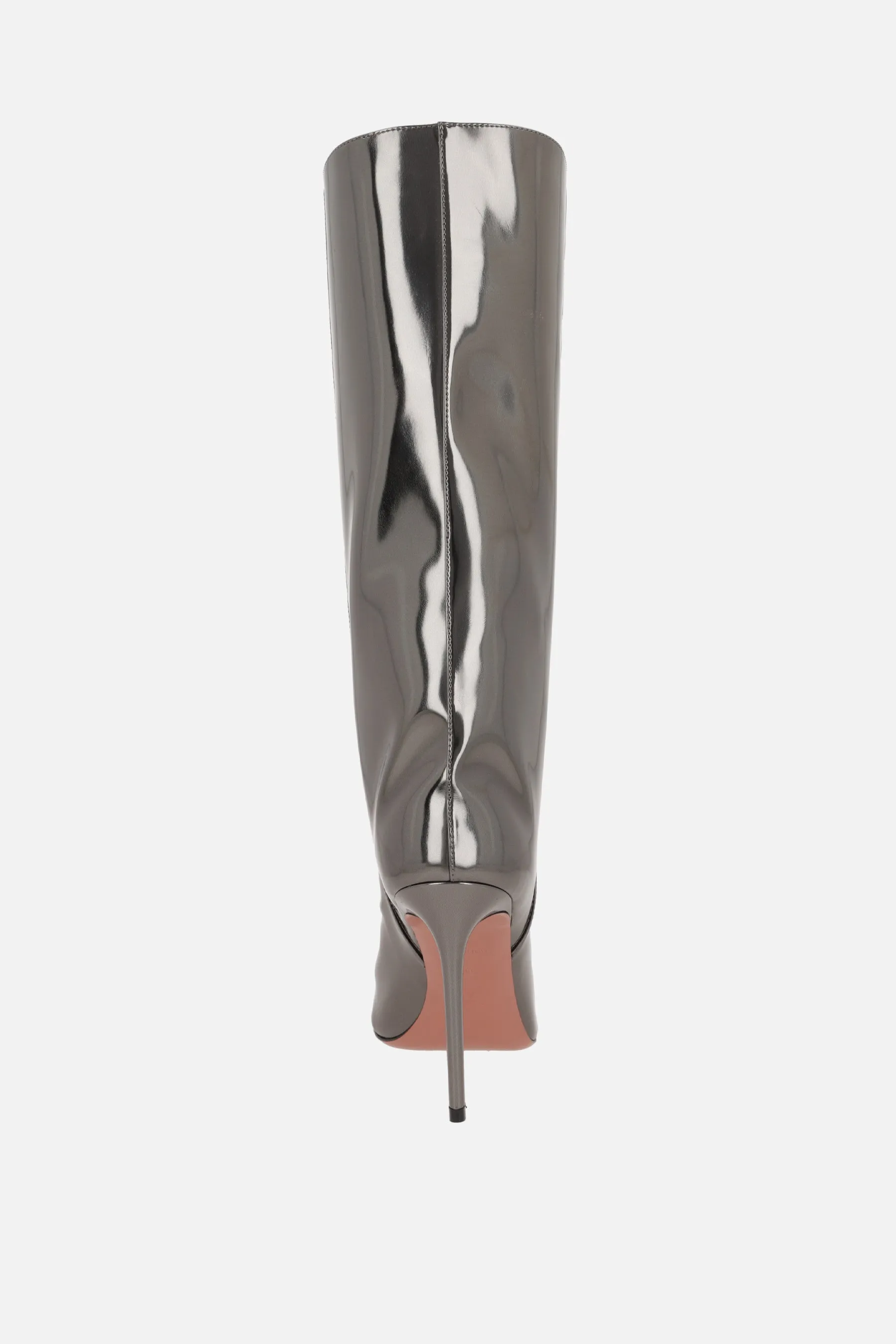 Fiona Mirror Leather Ankle Boots