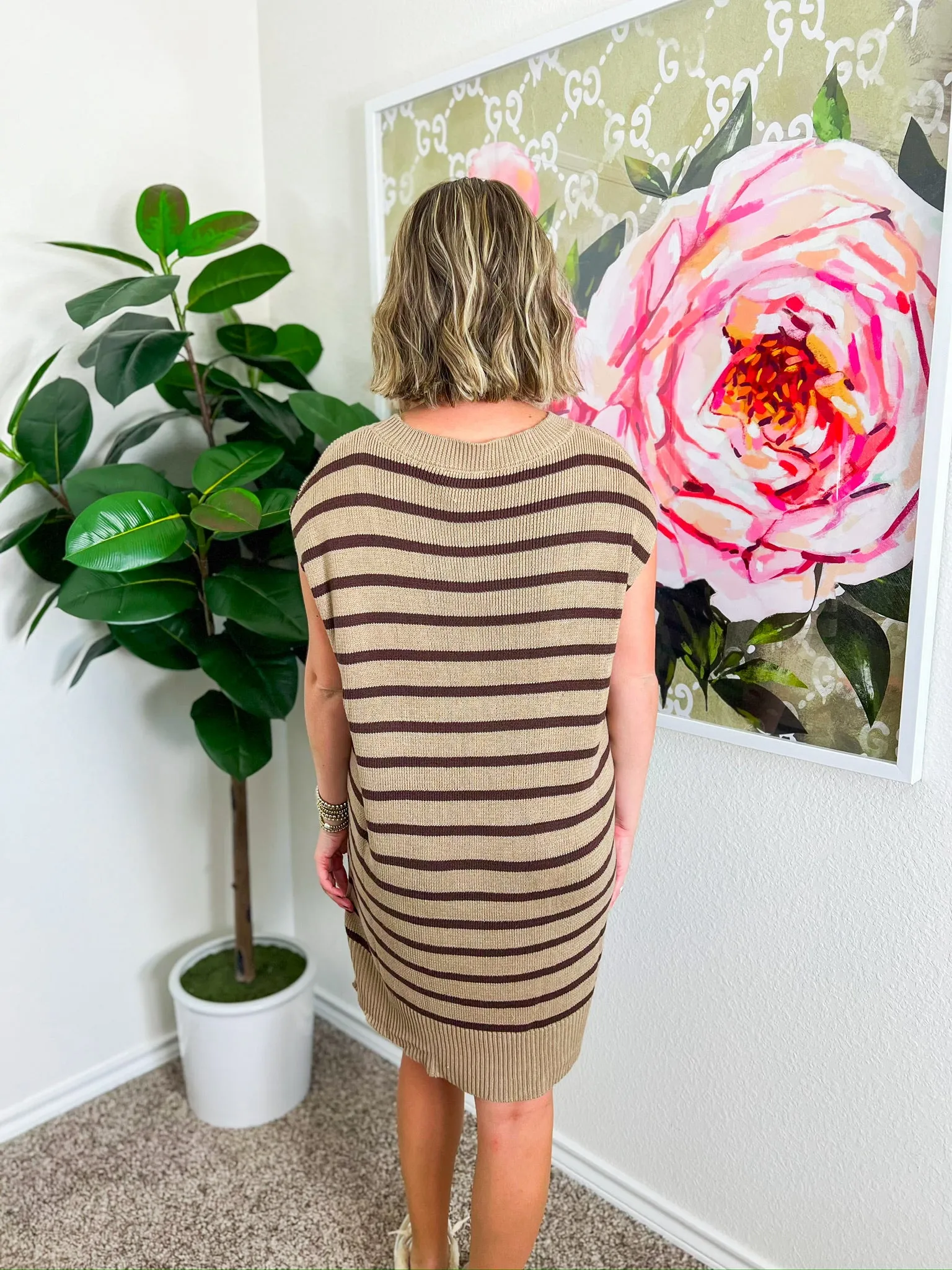 High Hopes Mini Dress - Oatmeal