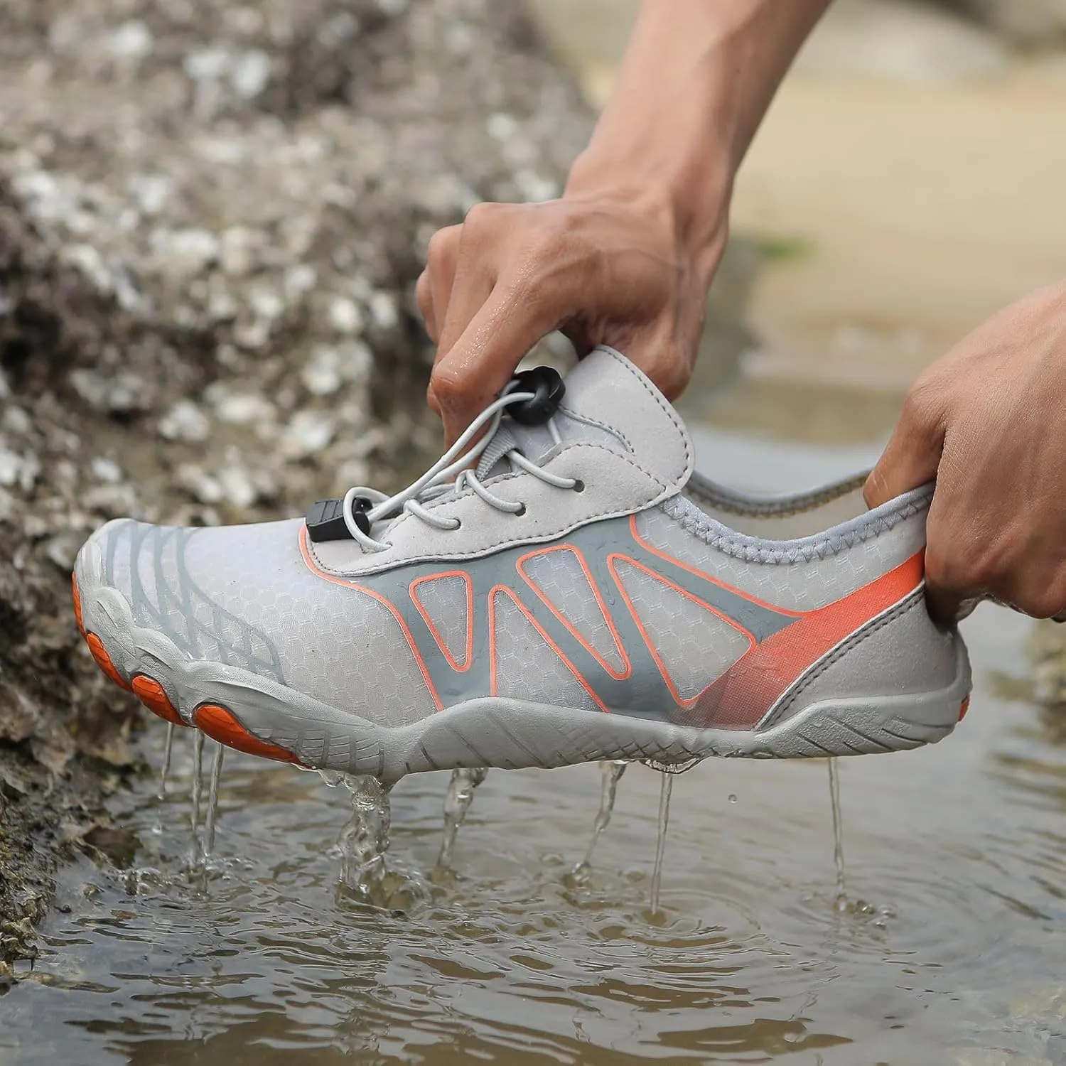 Hike Barefoot Shoes Women Men Pro Barefoot Shoes with Wide Toe Box Grounded Footwear Barefoot Shoes Healthy & Non-Slip Barefoot Shoes Unisex Athletic Outdoor Hiking Footwear Hiking Walking Shoes