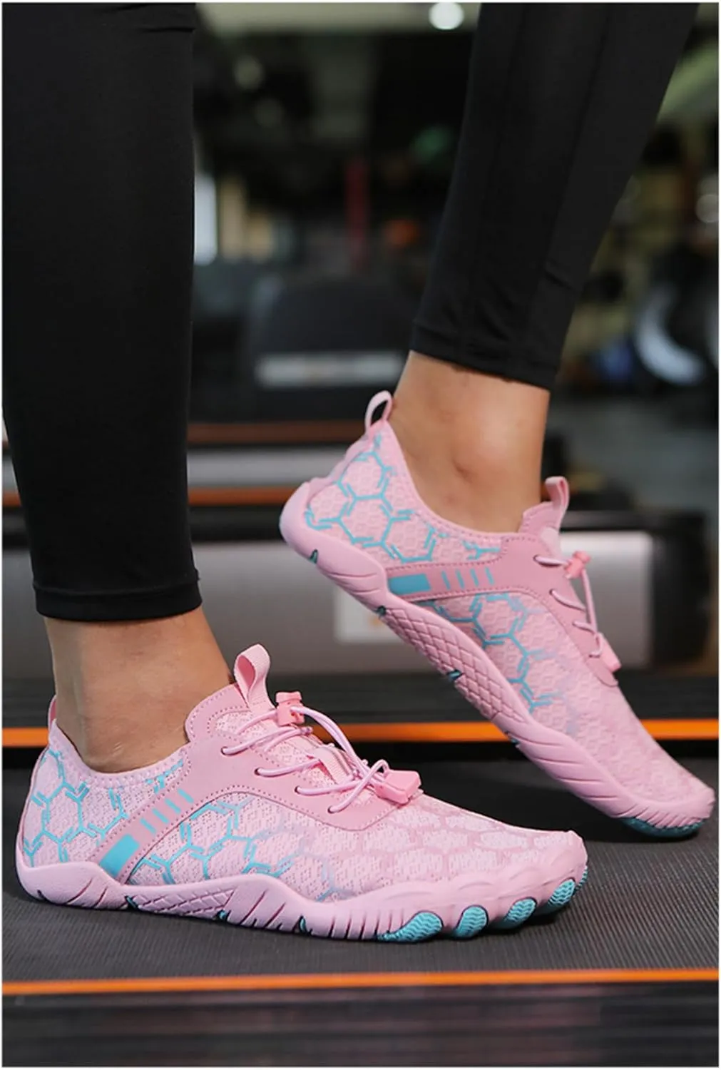 Hike Shoes Women Men Pro Barefoot Shoes with Wide Toe Box Healthy & Non-Slip Lightweight Breathable Sneakers Unisex Quick Dry Zero Drop Trail Running Shoe Sneakers