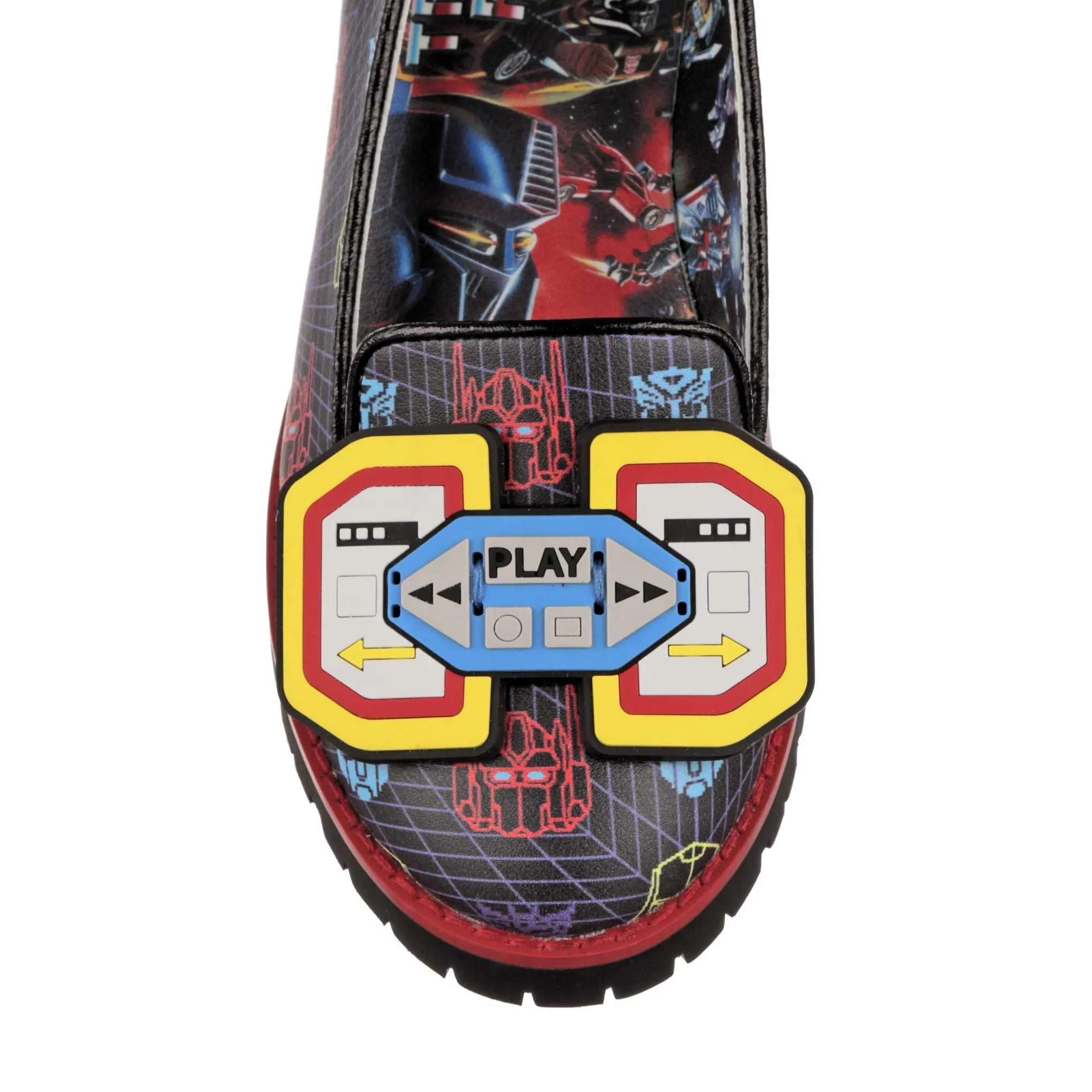 Irregular Choice Womens Transformers Turn it Up Shoe - Black