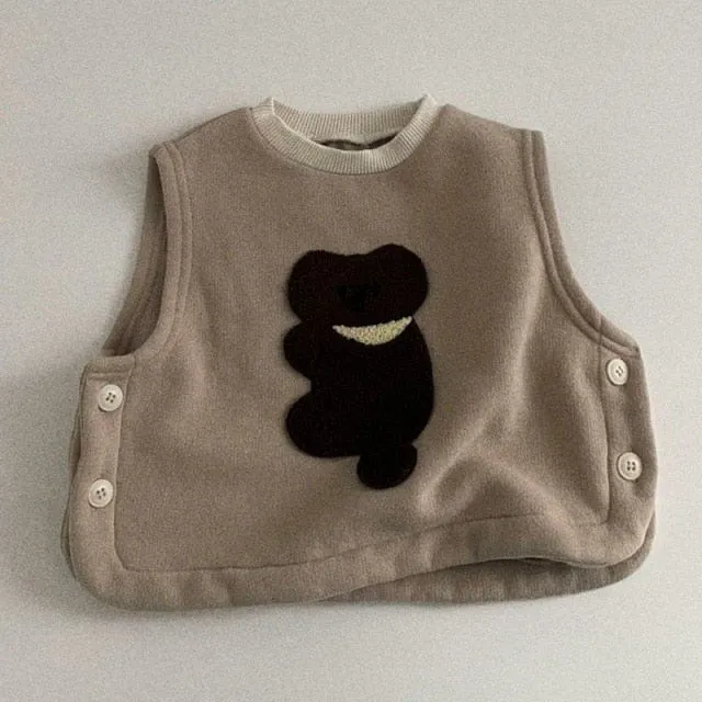 Kids Cartoon Sweater Vest