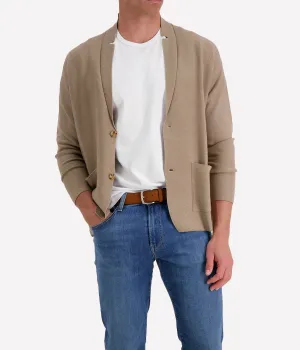 Knitted Jacket in Camel