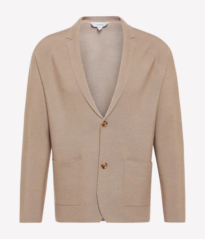 Knitted Jacket in Camel