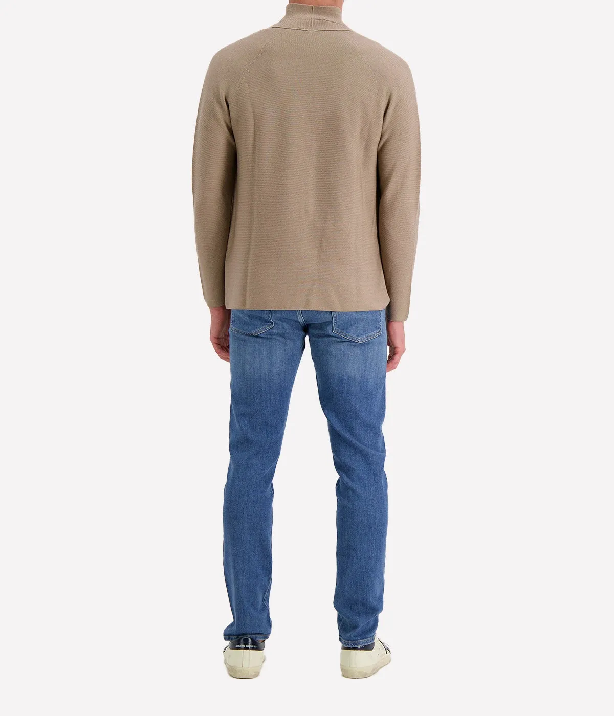 Knitted Jacket in Camel