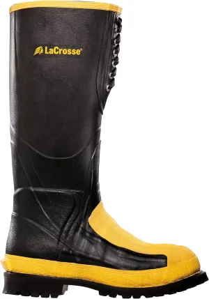 LaCrosse Meta Pac AP 16 Mens Work Boot with Reinforced Ankle Protection, Ozone & Tear Resistant Rubber, and Grippy Vibram 132 Outsole