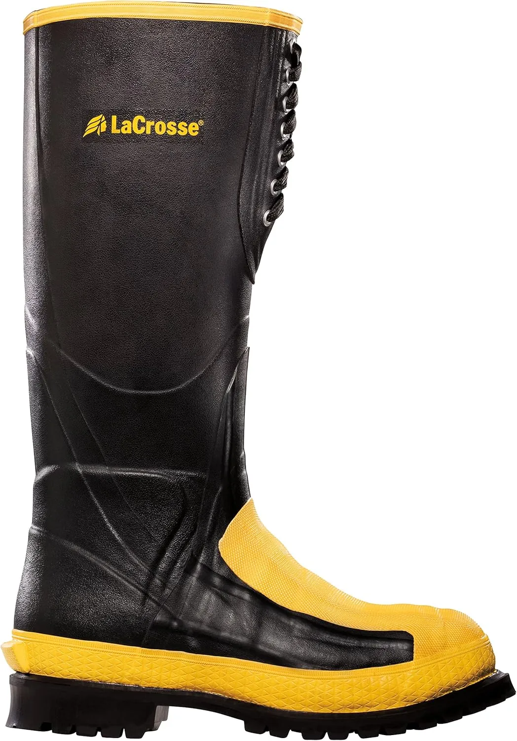 LaCrosse Meta Pac AP 16 Mens Work Boot with Reinforced Ankle Protection, Ozone & Tear Resistant Rubber, and Grippy Vibram 132 Outsole