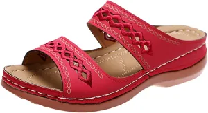 Ladmiple Orthopedic Sandals For Women Plantar Fasciitis Arch Heel Support Comfortable Orthotic Flip Flops Dressy Summer Slide