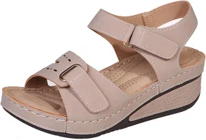 Ladmiple Orthopedic Sandals For Women Plantar Fasciitis Arch Heel Support Dressy Casual Summer Slip On Orthotic Flip Flops