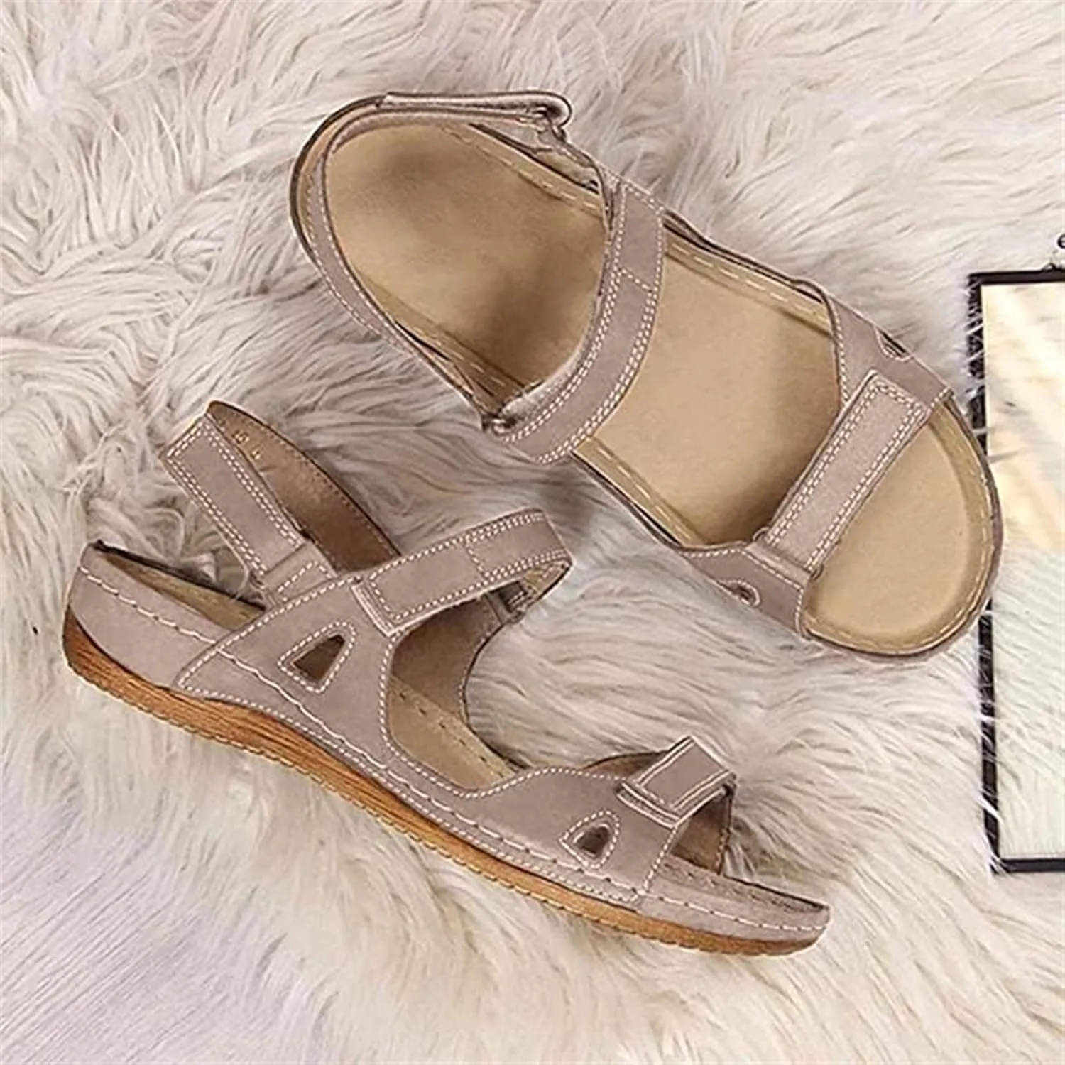 Ladmiple Orthotic Sandals For Women Dressy Summer Orthopedic Flip Flops Soft Comfortable Slides Beach Shoes With Arch Support