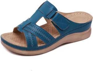 Ladmiple Sandals Women Dressy Summer Flat Arch Support Orthopedic Flip Flops Soft Comfortable Walking Orthotic Slides 2024