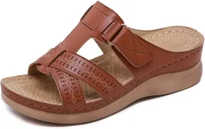 Ladmiple Womens Sandals With Arch Support Walking Orthopedic Flip Flops Soft Summer Dressy Comfortable Orthotic Slides 2024