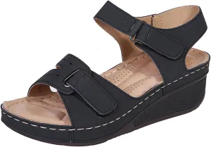 Ladmiple Womens Sandals With Back Strap And Arch Support Orthopedic Flip Flops Soft Summer Dressy Comfortable Orthotic Slides