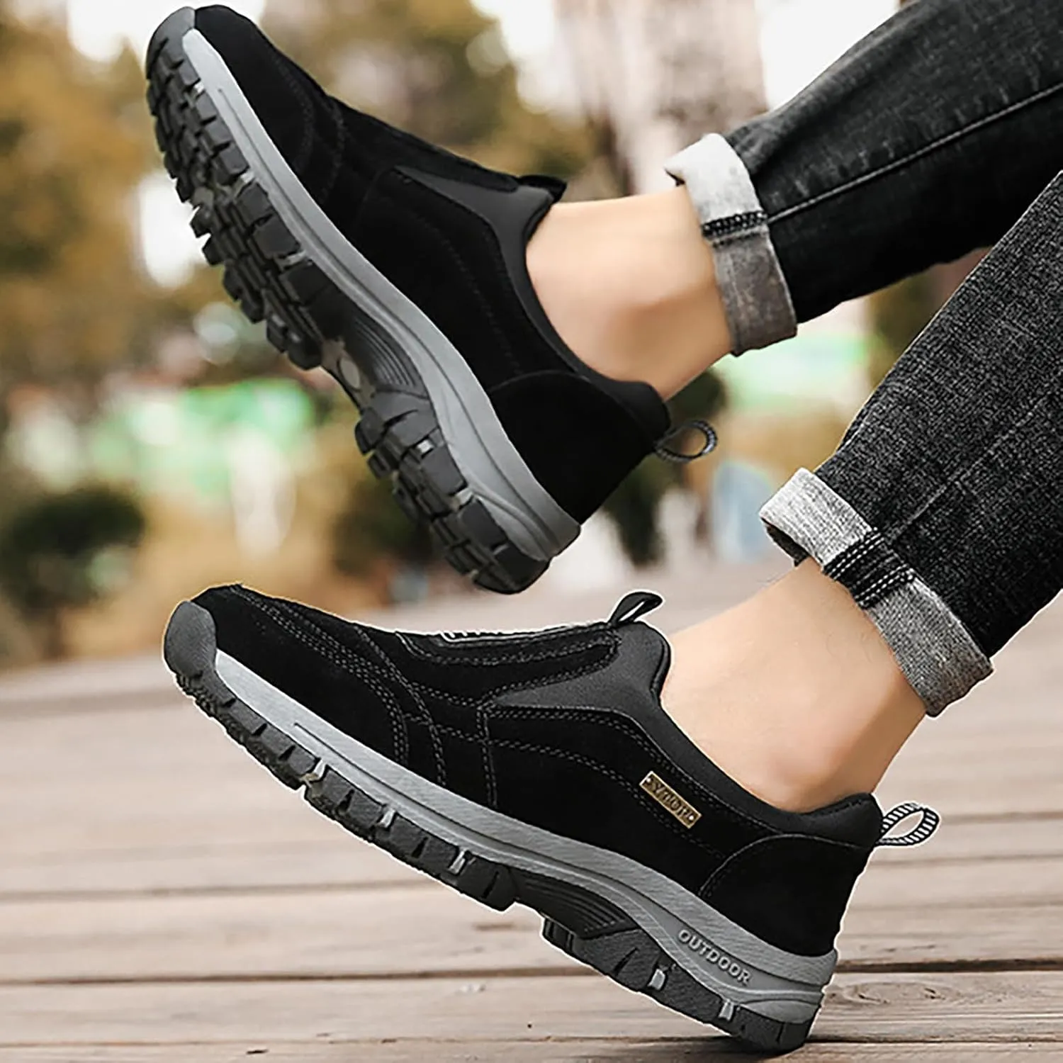 Lightweight Shoes Men's Foreign Trade Mountaineering Shoes Men's Spring and Summer Outdoor Slip Off Road