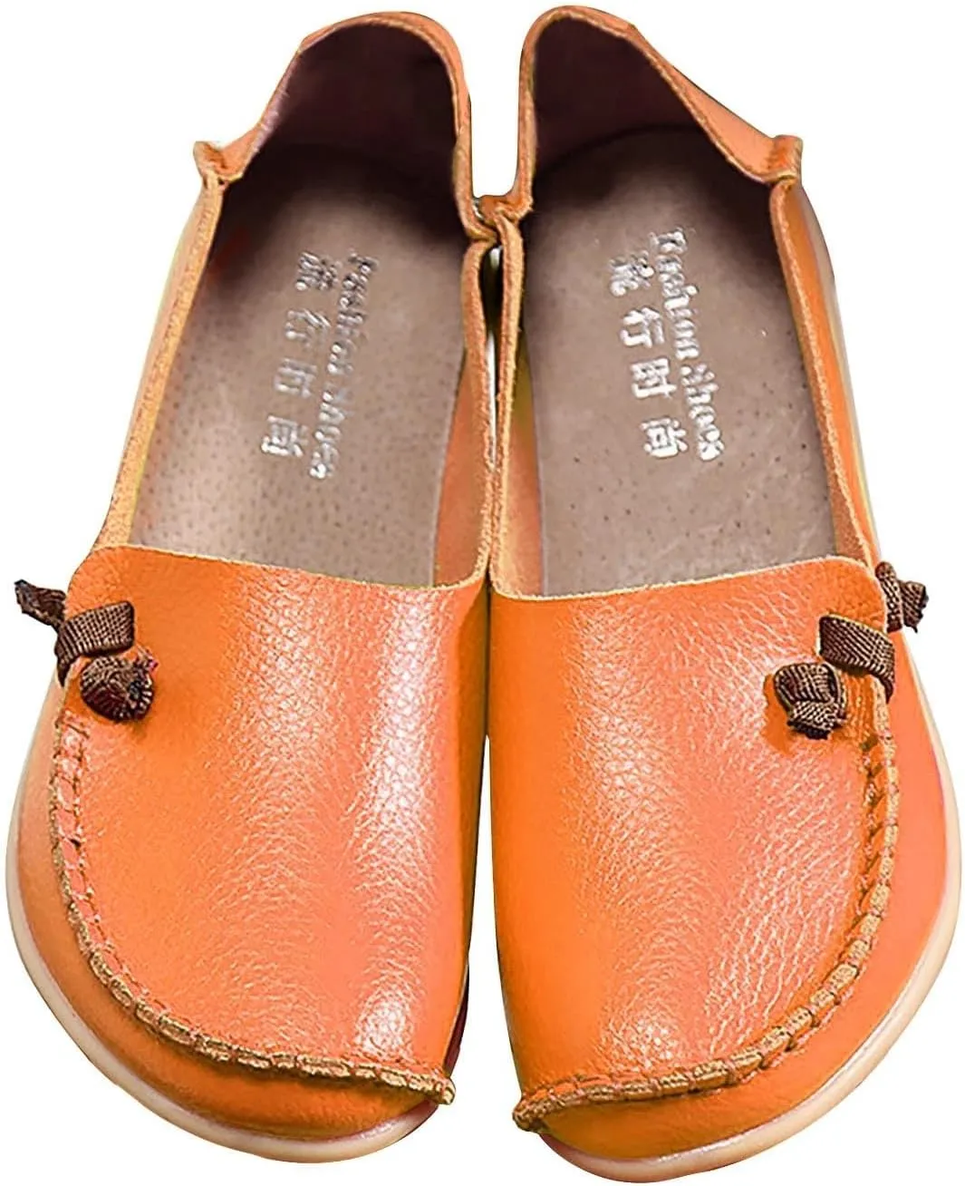 Loafers for Women 2025,Women's Comfortable Loafers Casual Round Toe Slip On Business Lightweight Penny Work Dressy Wide Width Leather Cute Walk Moccasins Driving Flats Soft Walking Shoes