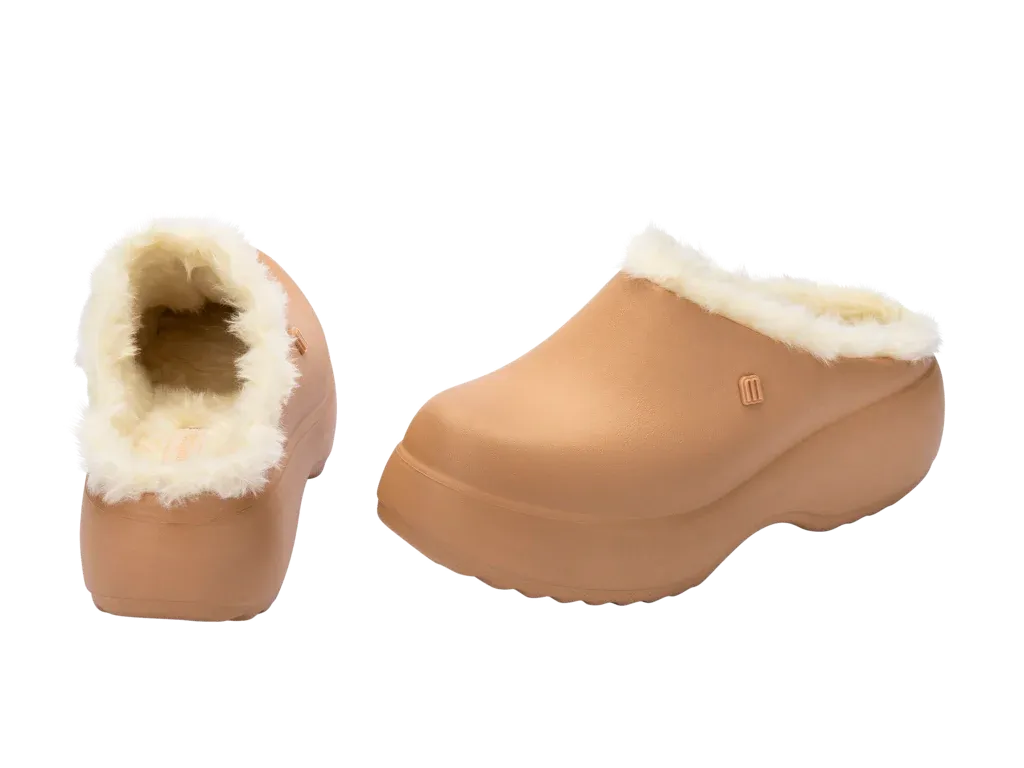 MELISSA FREE CLOG FLUFFY PLATFORM AD