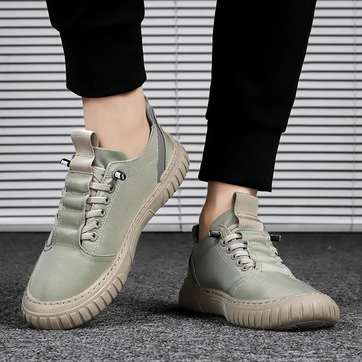 Men Low Top Breathable Casual Walking Shoes Canvas
