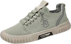 Men Low Top Breathable Casual Walking Shoes Canvas